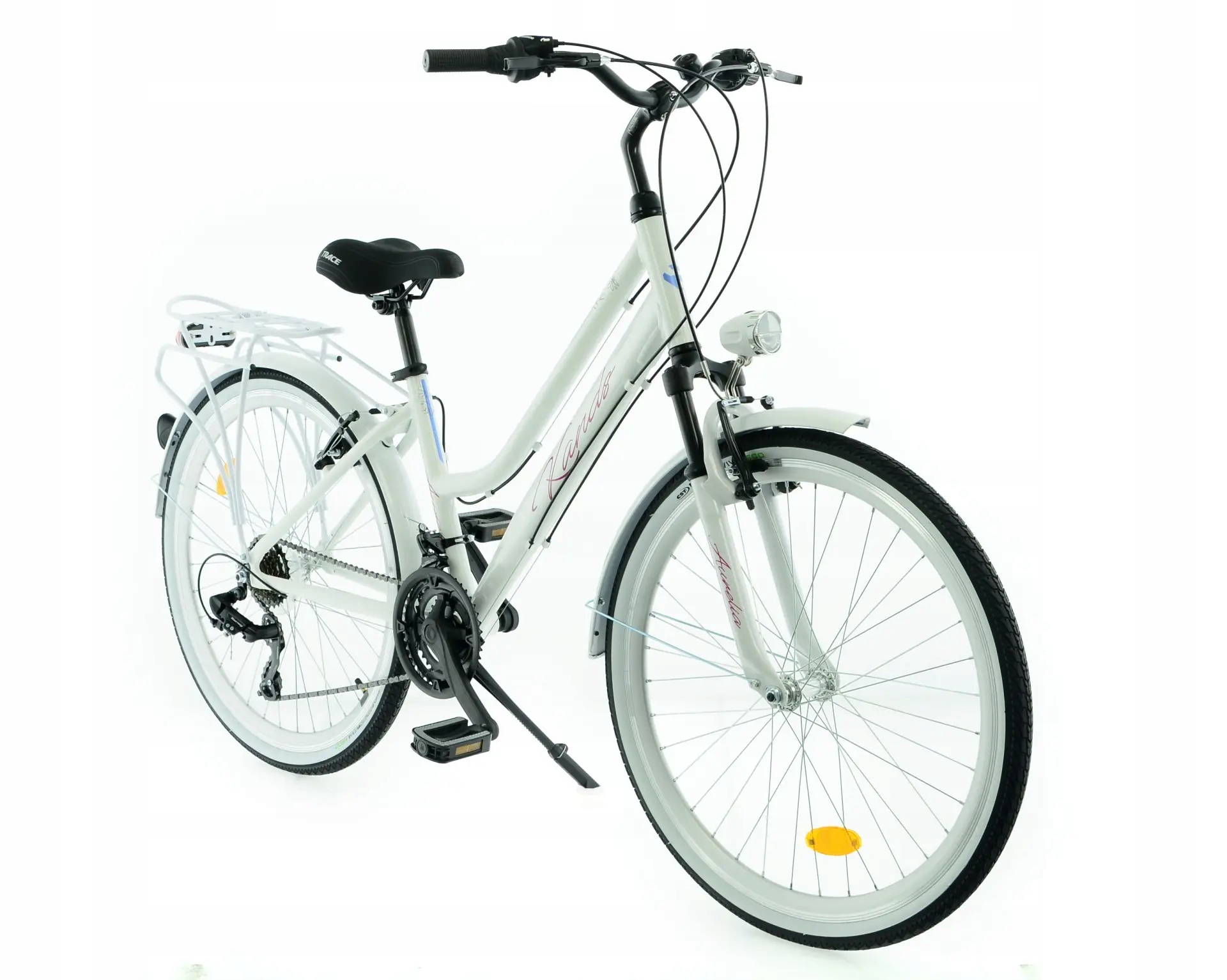 Rower miejski 26 Kands Aurelia biała 2025- na komunię