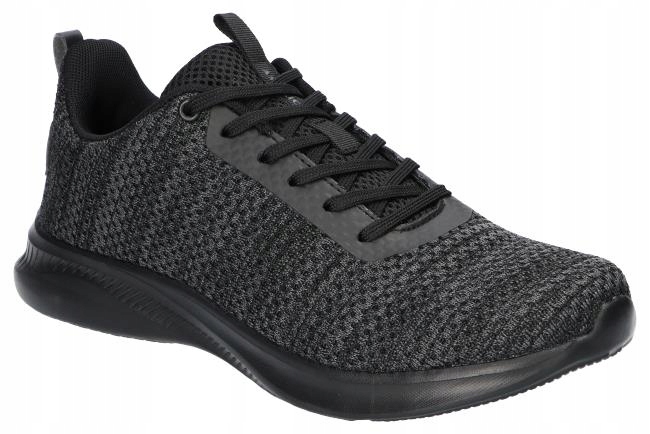 American Club HA70 Lehké, Vzdušné Tenisky Pánské Sportovní Boty Černá 45