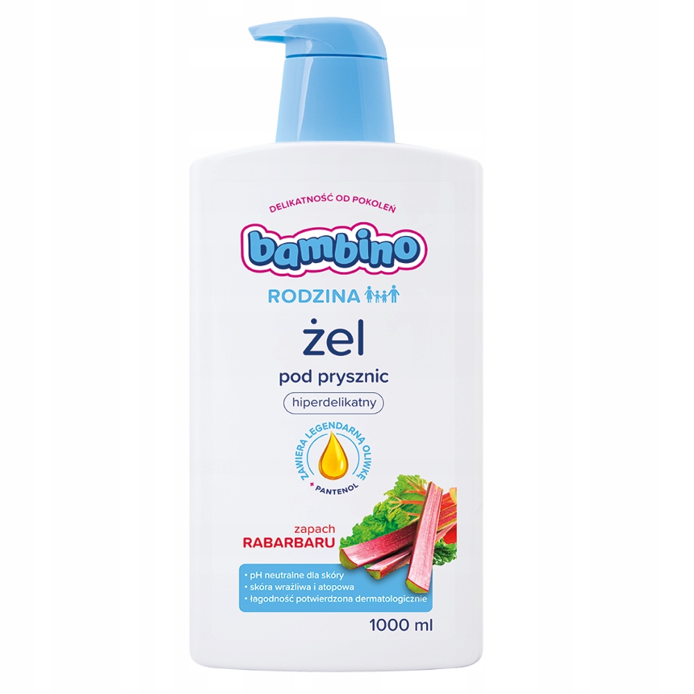 

Żel pod prysznic Bambino Rodzina Rabarbar 1000ml