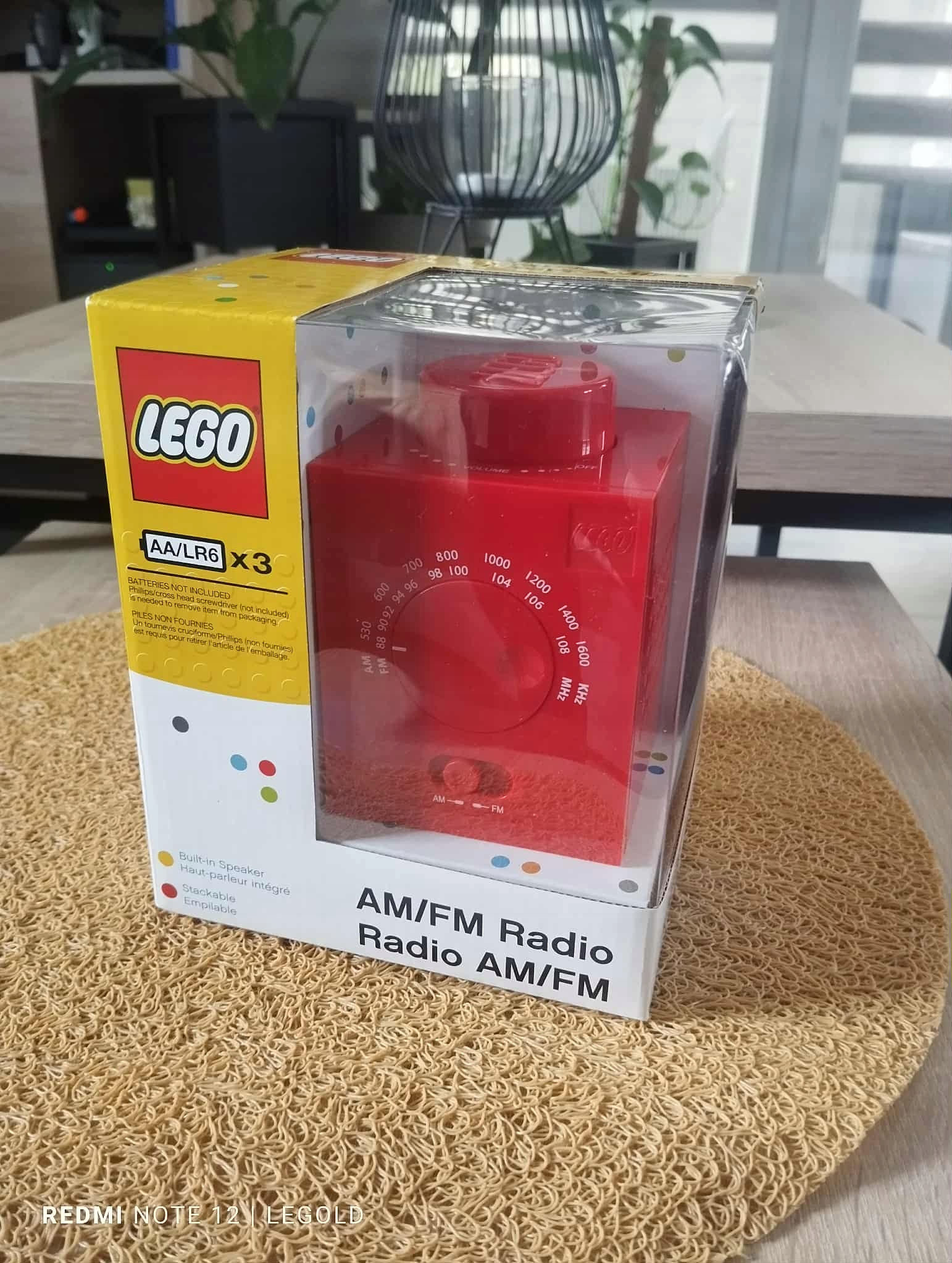 Lego LG11050 Radio Klocek Červené Fm Nové Unikát 1X1 Brick