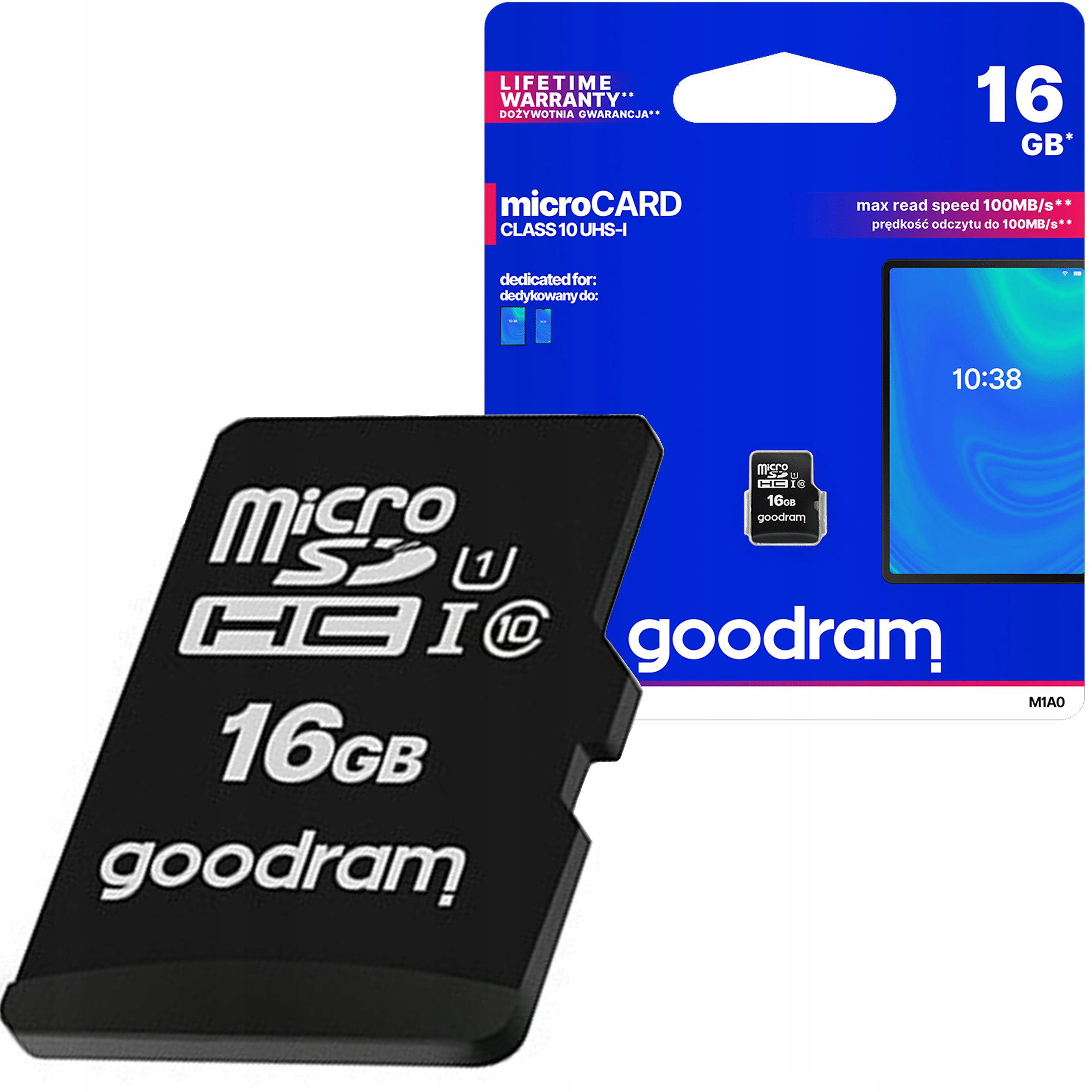 GoodRam PAMÄŤOVÁ KARTA 16GB microSDHC sn. 10 UHS-I