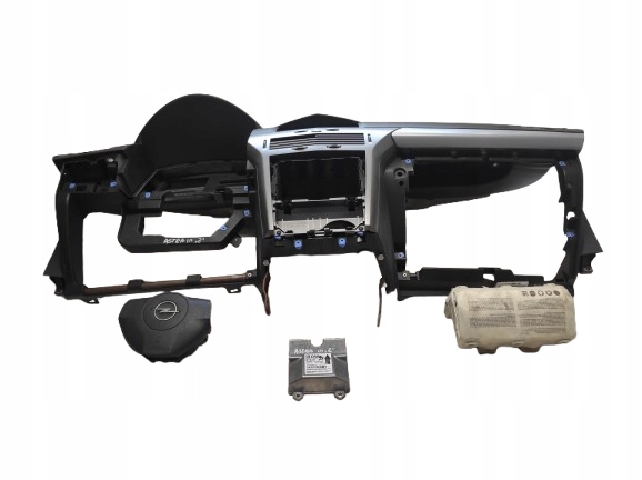 OPEL ASTRA H III 3 04- DESKA KONSOLA PODUSZKI MODUŁ 13188857