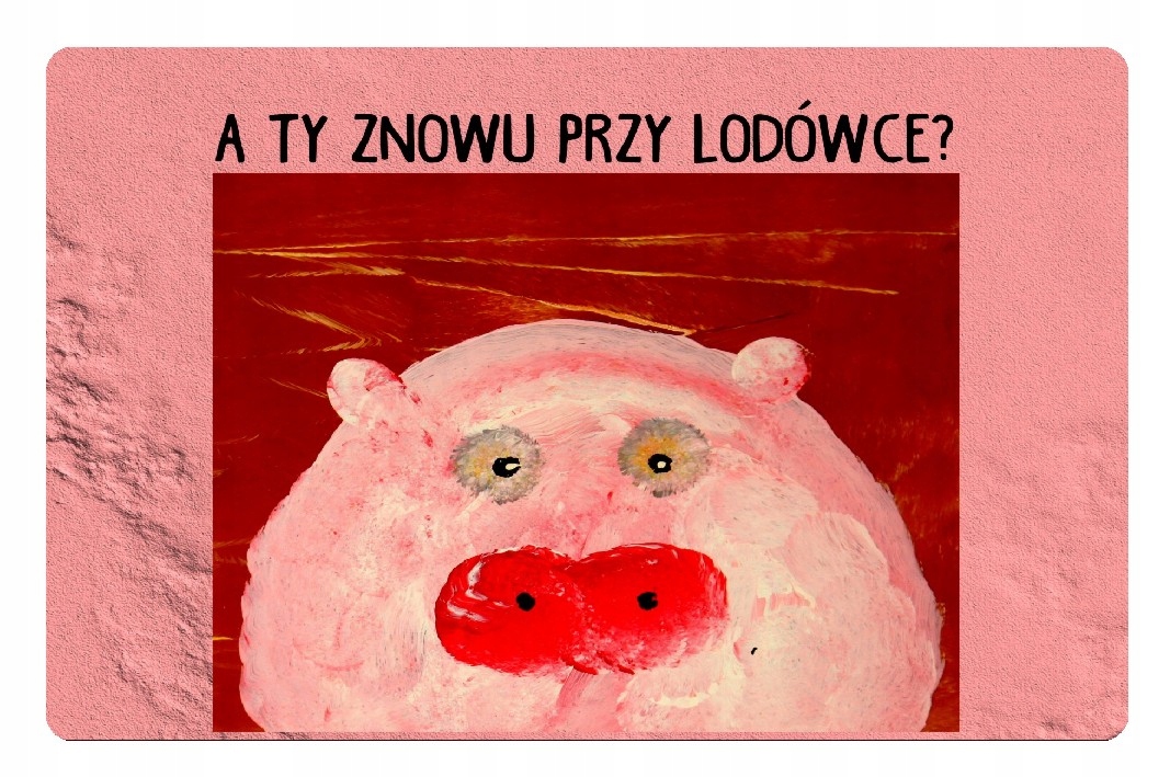 

Magnes na lodówkę świnka świnia dieta lodówka