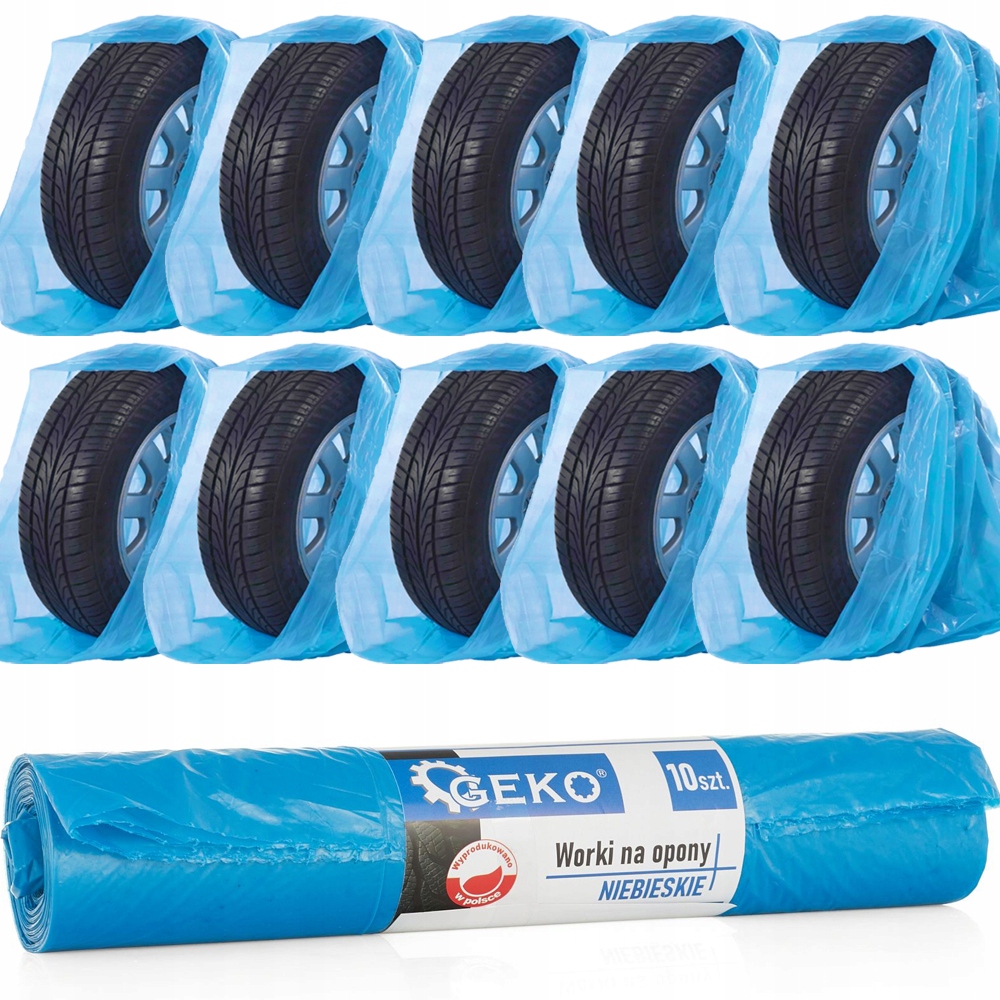Worki na opony 100x100 NIEBIESKIE - rolka 10 sztuk Kod producenta G71267