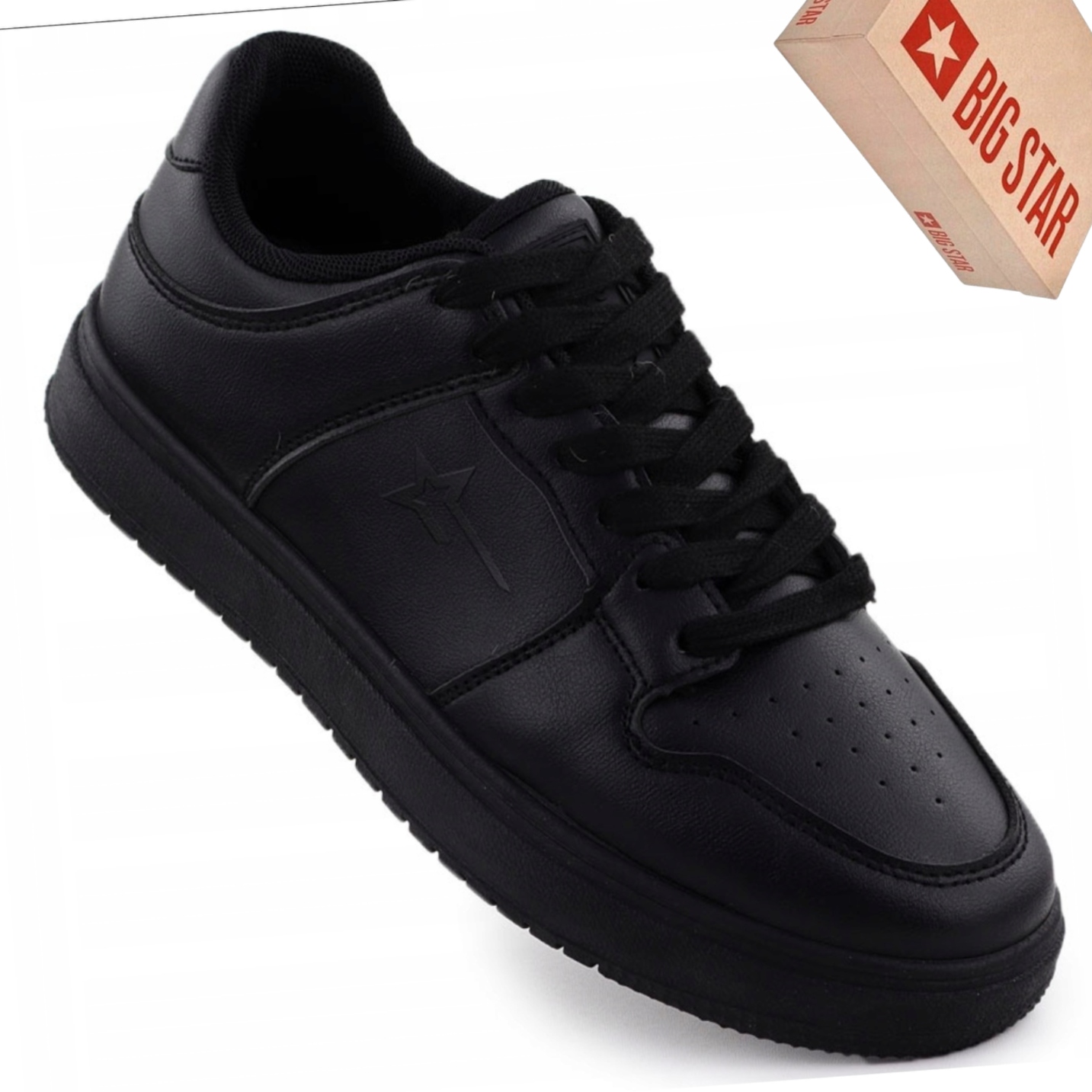 Buty damskie Big Star RR274A242 sneakersy czarne klasyczne casual