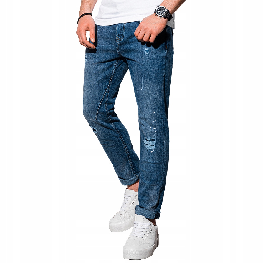 

Spodnie męskie jeansowe P935 niebieskie S