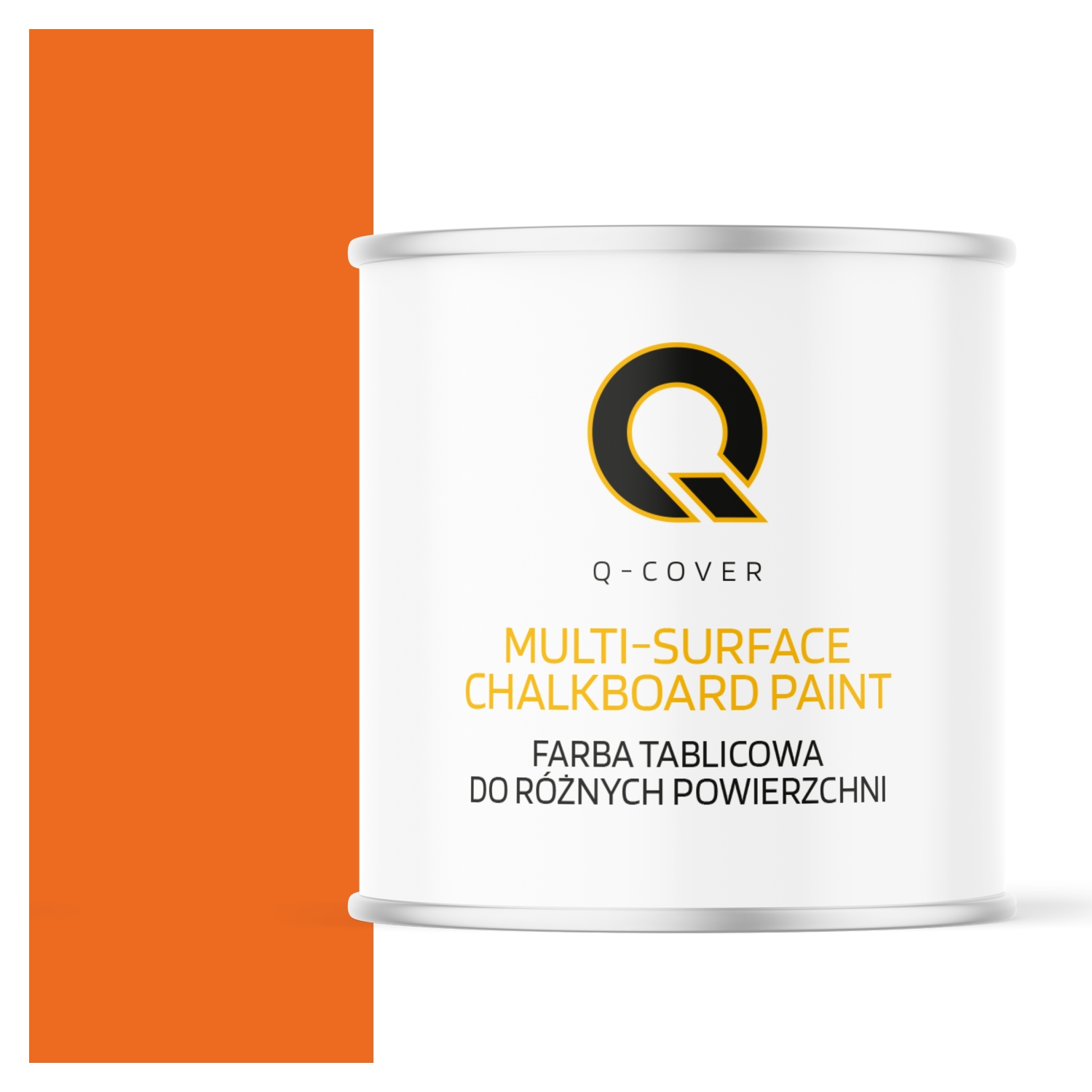 Farba na steny na písanie kriedou matná červená oranžová RAL2008 2,5L