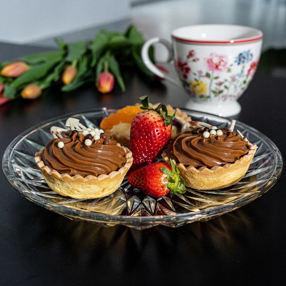 Talerz deserowy szklany na ciasto babeczki Altom Design Stella 24,7 cm EAN (GTIN) 5902689877674