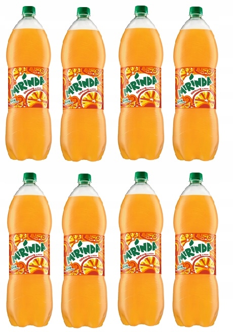 8x 2L Mirinda napój pomarańczowy Zgrzewka