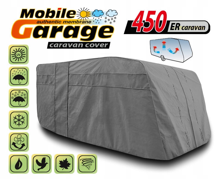 Plandeka pokrowiec na PRZYCZEPĘ KEMPINGOWĄ 425-450 Marka Inna