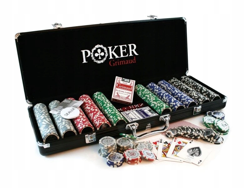GRIMAUD MALLETTE ZESTAW DO GRY W POKERA 500żetonów