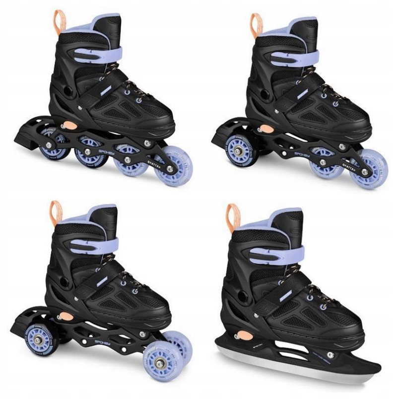 Łyżworolki 4w1 r.34-37