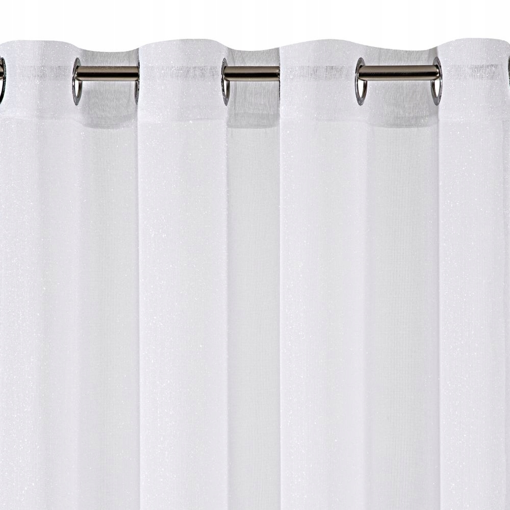

Amaro Biała Firana Gładka Diva Line Kółka 350x250