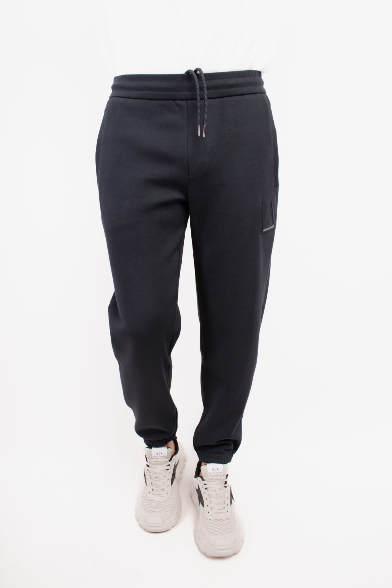 Pánské kalhoty Armani Exchange 6DZPJA Zjnkz tmavě modré XXL