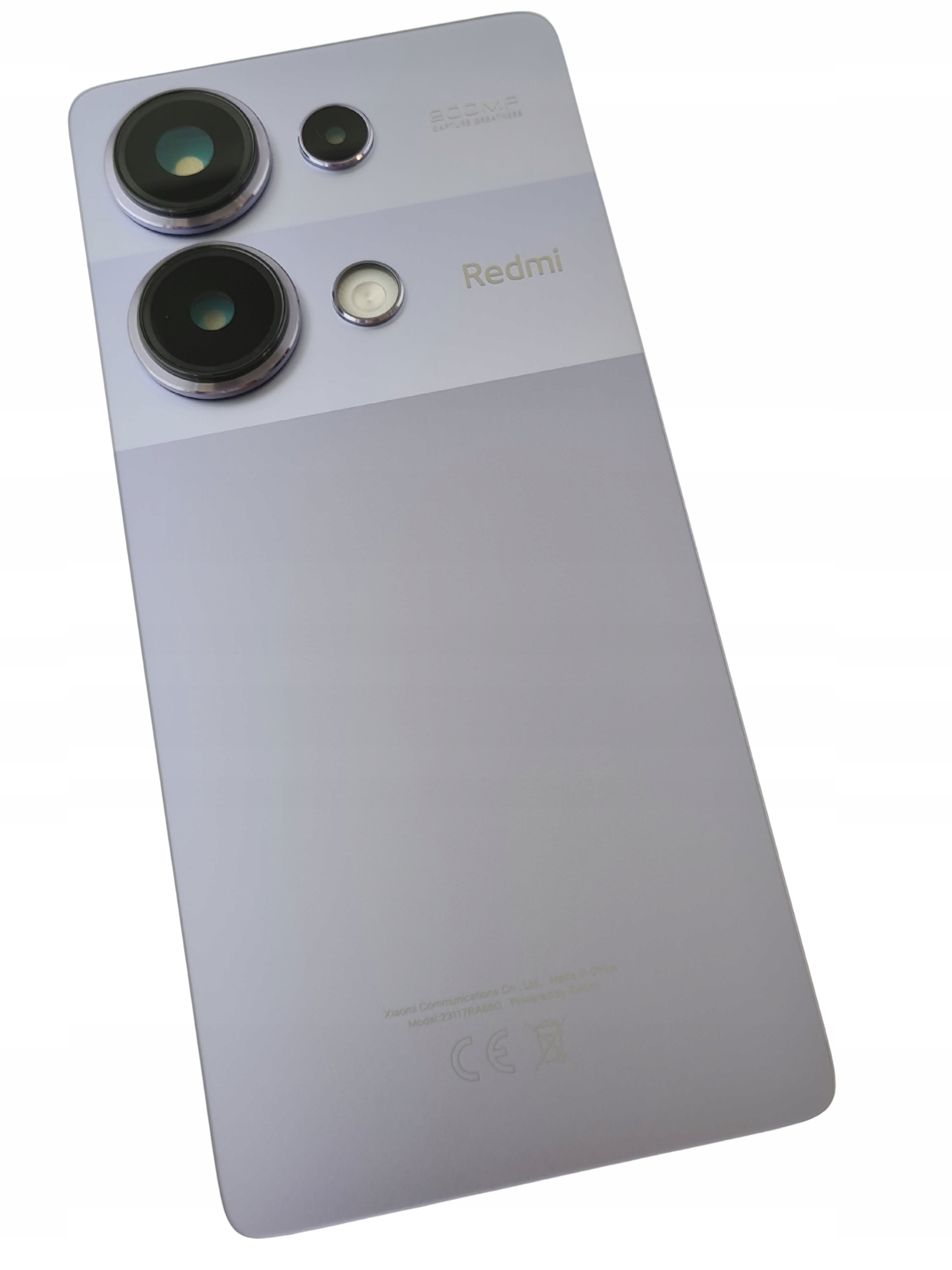 Org Klapka Oryginalna tył plecki do Xiaomi Redmi Note 13 Pro 4G, fioletowa