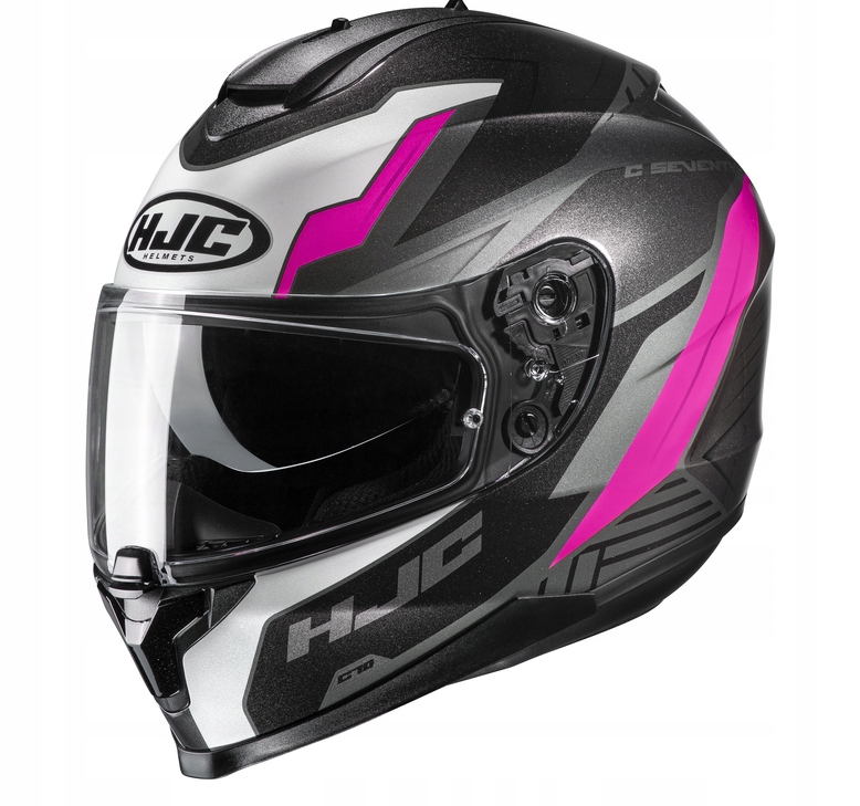 Kask motocyklowy HJC C70 Silon Black/Pink XS