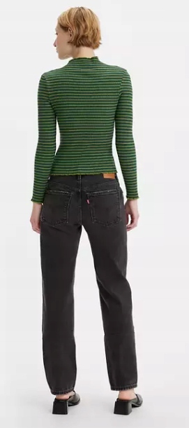 Levis Černé Jednoduché Džíny 100 Bavlna Klasické 30/31 6EA