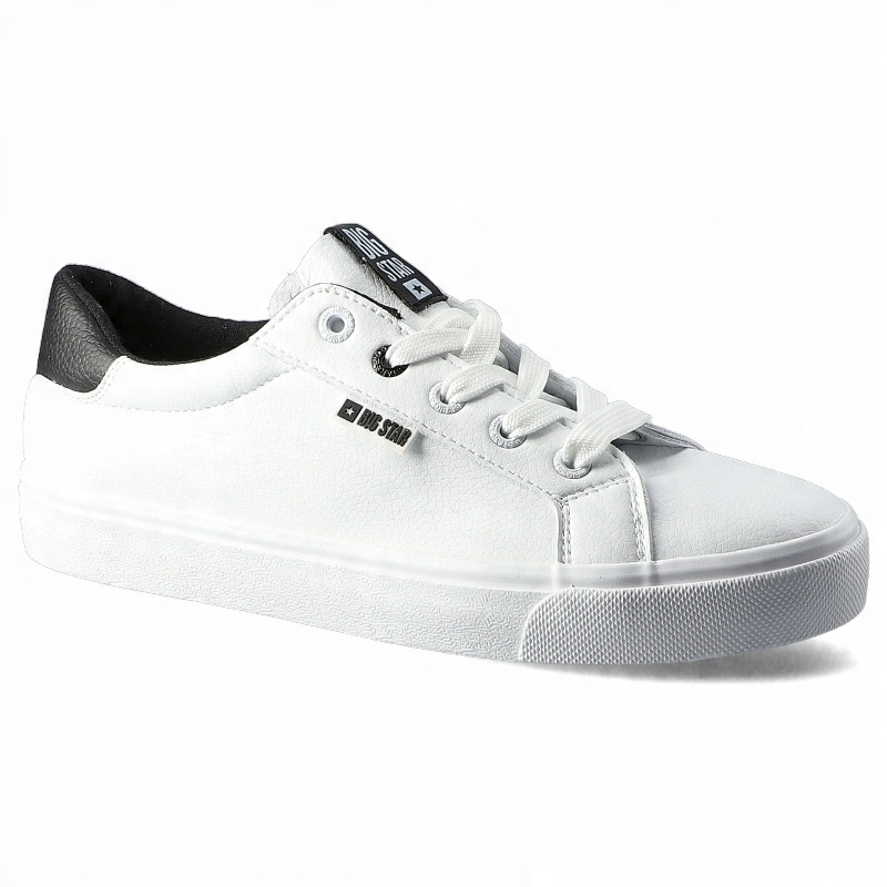 

Trampki Big Star EE274312 biały+czarny 38 ekoskóra