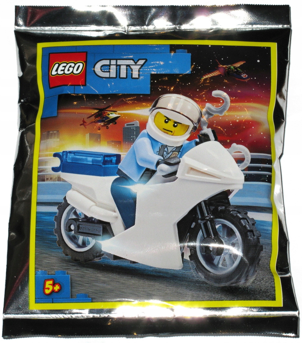Lego City 952001 Policjant Na Motorze Kajdanki saszetka klocki minifigurka