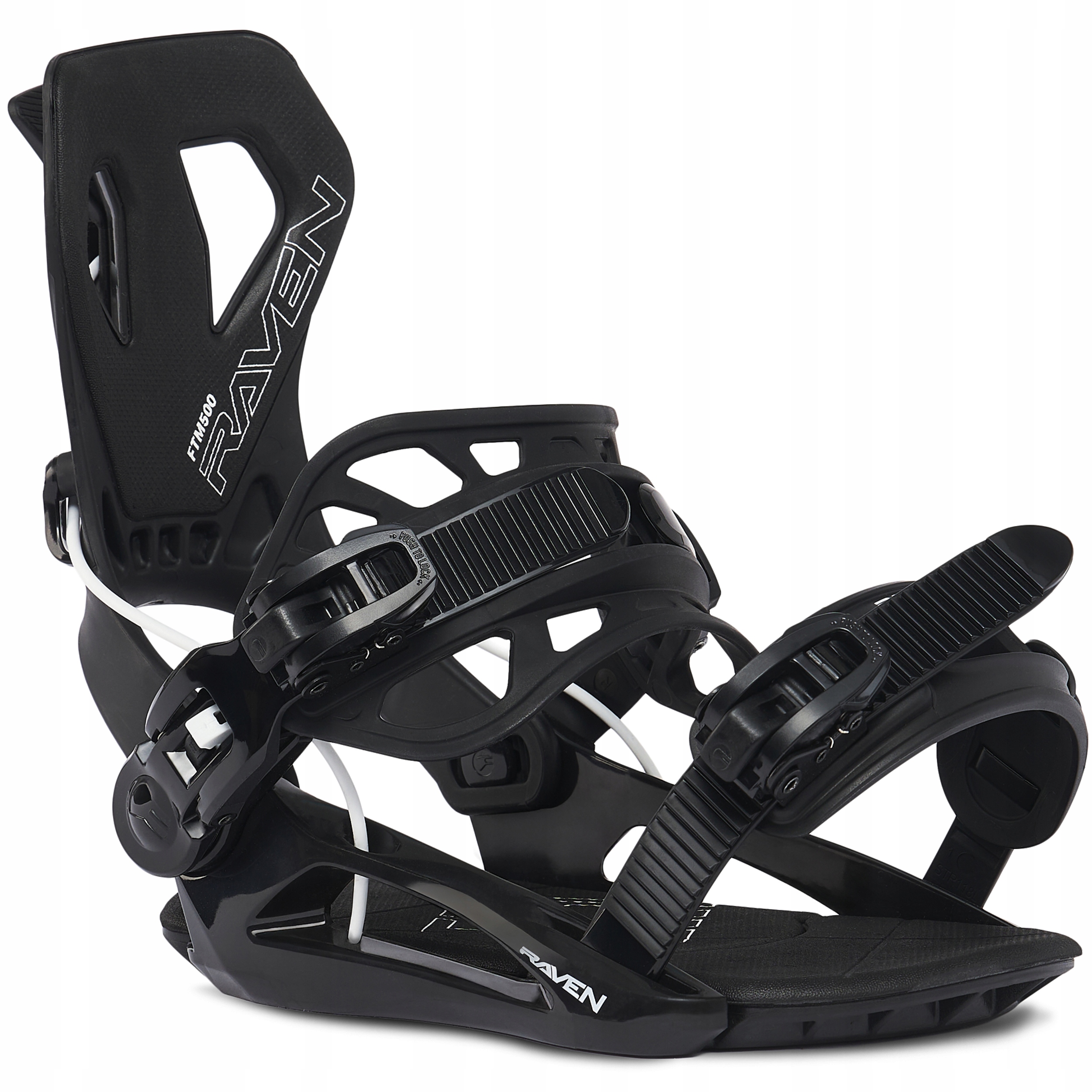 Wiązania snowboardowe Raven Fastec FTM500 Multientry Black L
