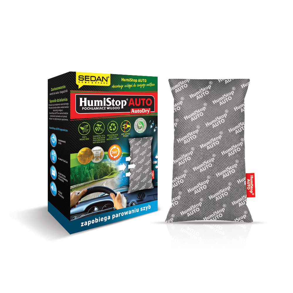 Humistop Auto Pohlcovač vlhkosti do auta AutoDry Poľský Výrobok 250 g