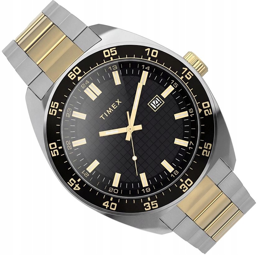 Elegantní Pánské Hodinky S Datumovkou Timex TW2Y89100 Módní Kotouč 45 mm