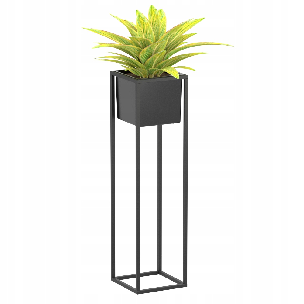 

Kwietnik Stojący Loft Stojak Na Kwiaty Metal 75cm