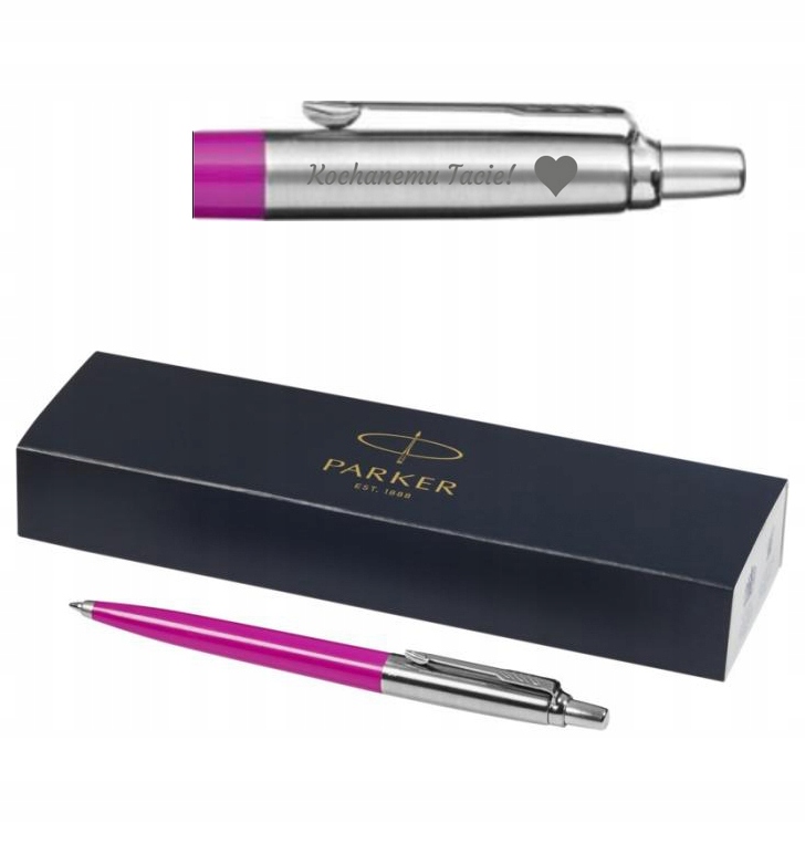 

Długopis Parker Jotter z Grawer magenta