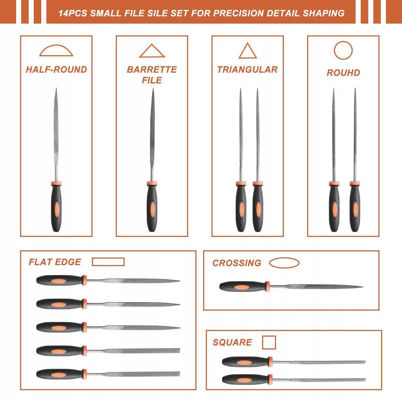 20-piece precision file set Kod producenta baoblaze-73023645