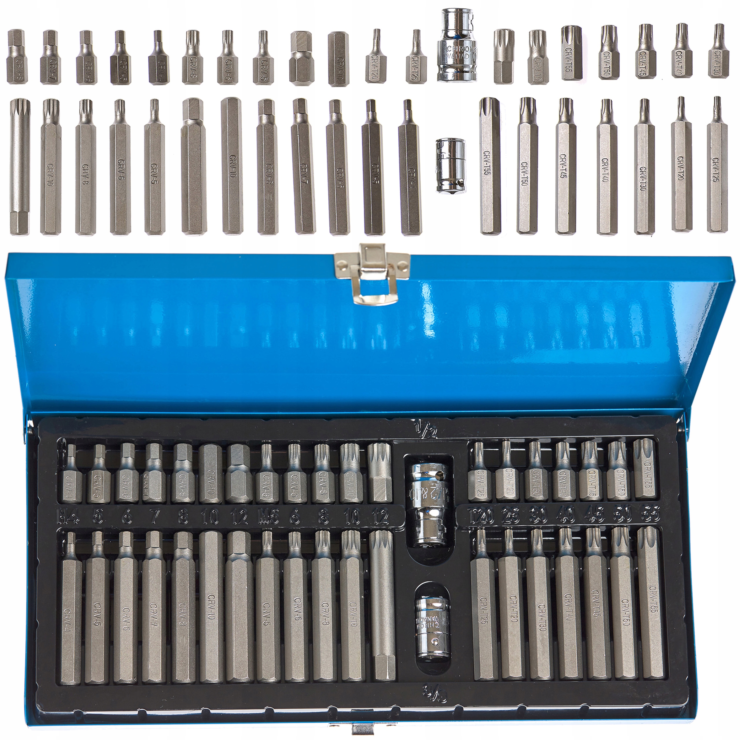 

Zestaw 40 Bitów 30/75mm Imbus Torx Spline walizka