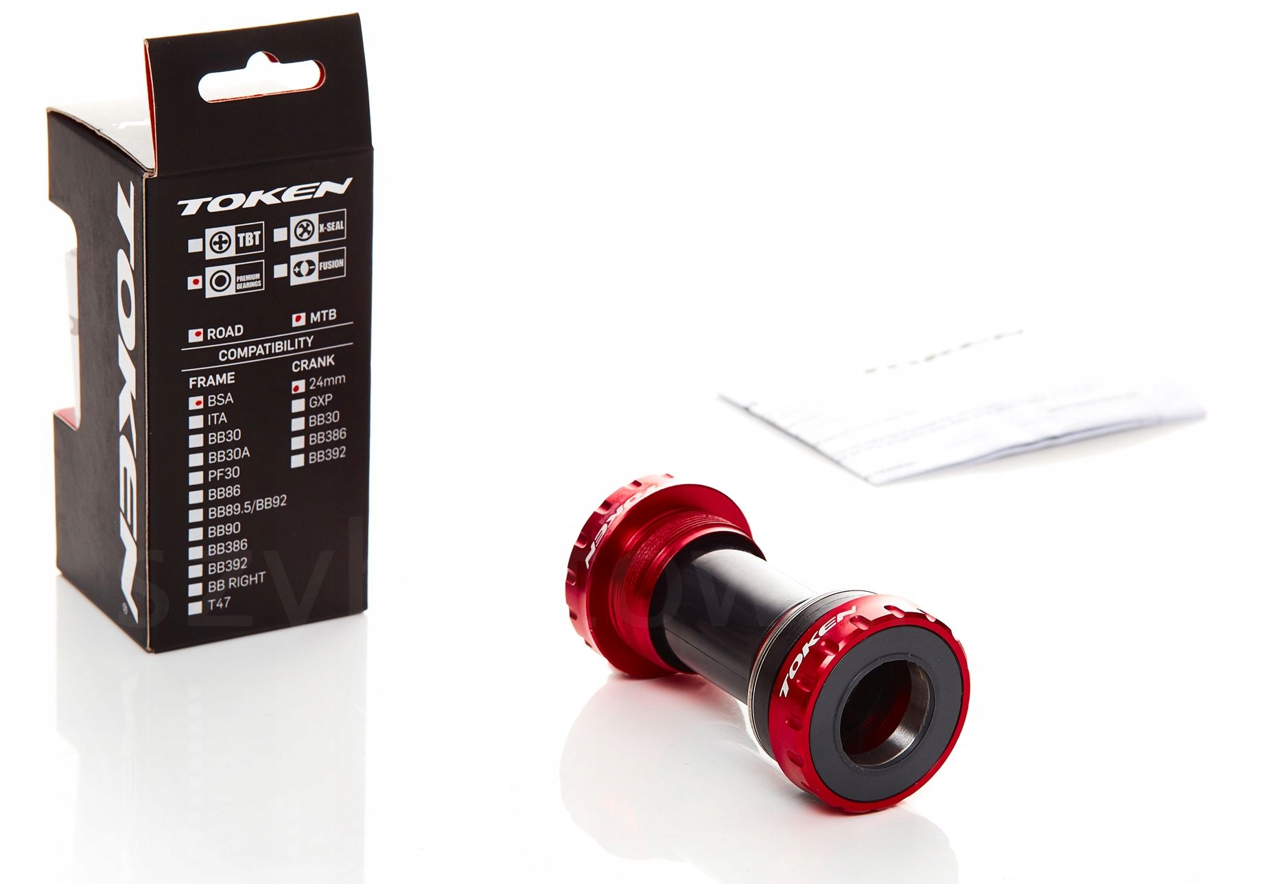 Token TK878 Suport Bsa Wkręcany Czerwony