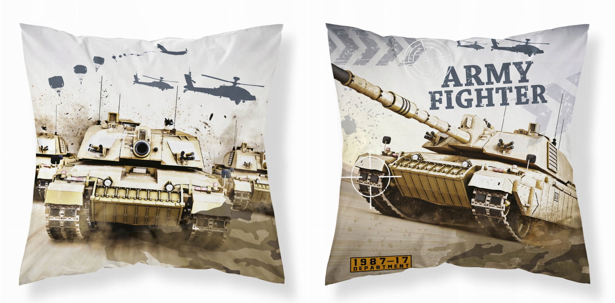 

poszewka na poduszkę 40x40 dekoracyjna czołg