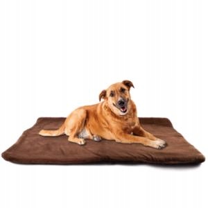 Levně Vitazoo Protiskluzová hnědá deka 100 x 70 cm, měkká