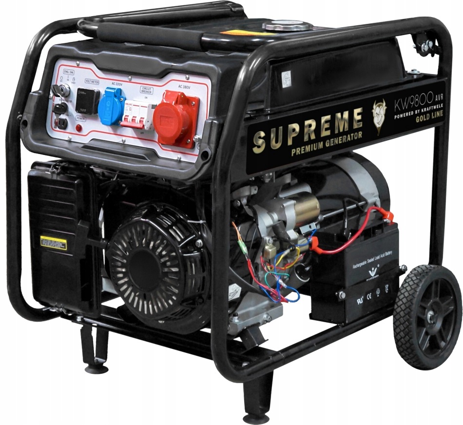Elektrocentrála Kraftwele Supreme KW9800 3F 9,8 Kw 230 V Avr Benzín