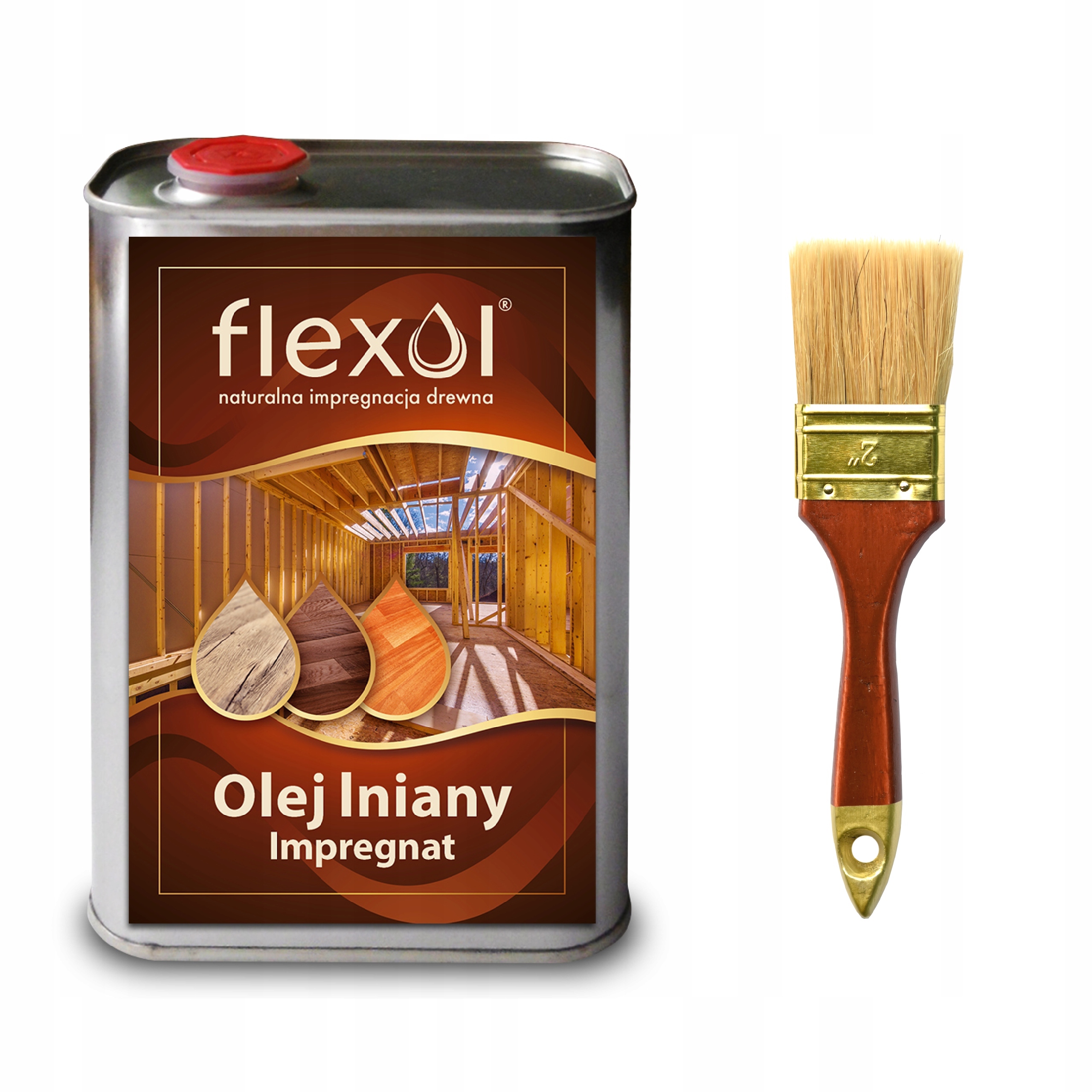 

Olej lniany impregnat naturalny do drewna 1l