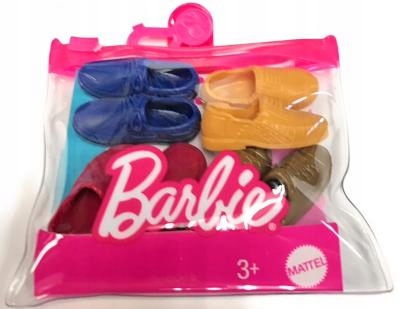Mattel BARBIE Modne Buty dla KENA 4 Pary - Idealne Akcesorium