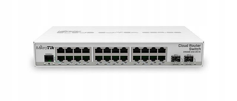 MikroTik CRS326-24G-2S+IN 24xGbE 2xSFP+