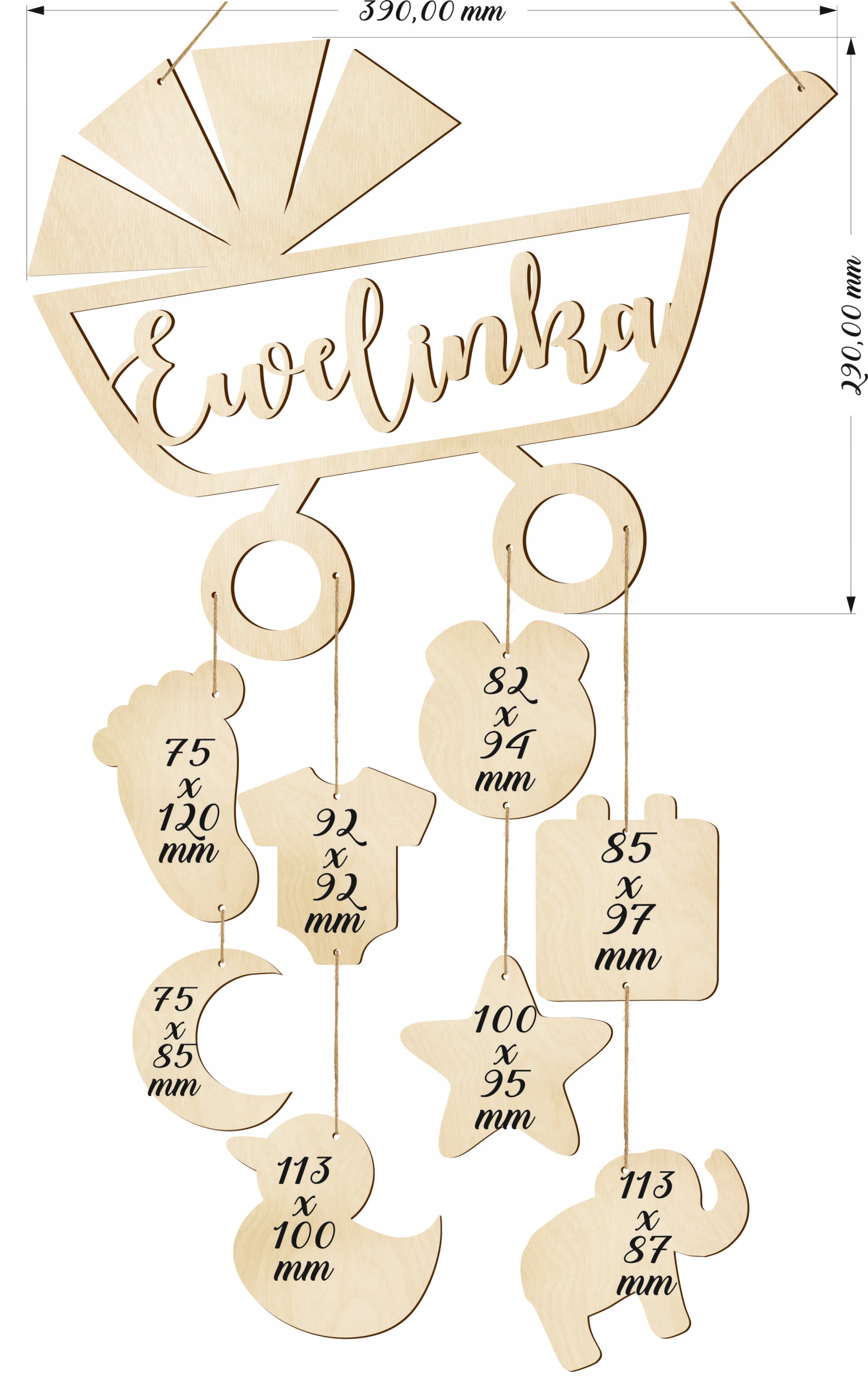 Ramka Metryczka 3D Dziecka Urodziny Prezent Bohater Inny