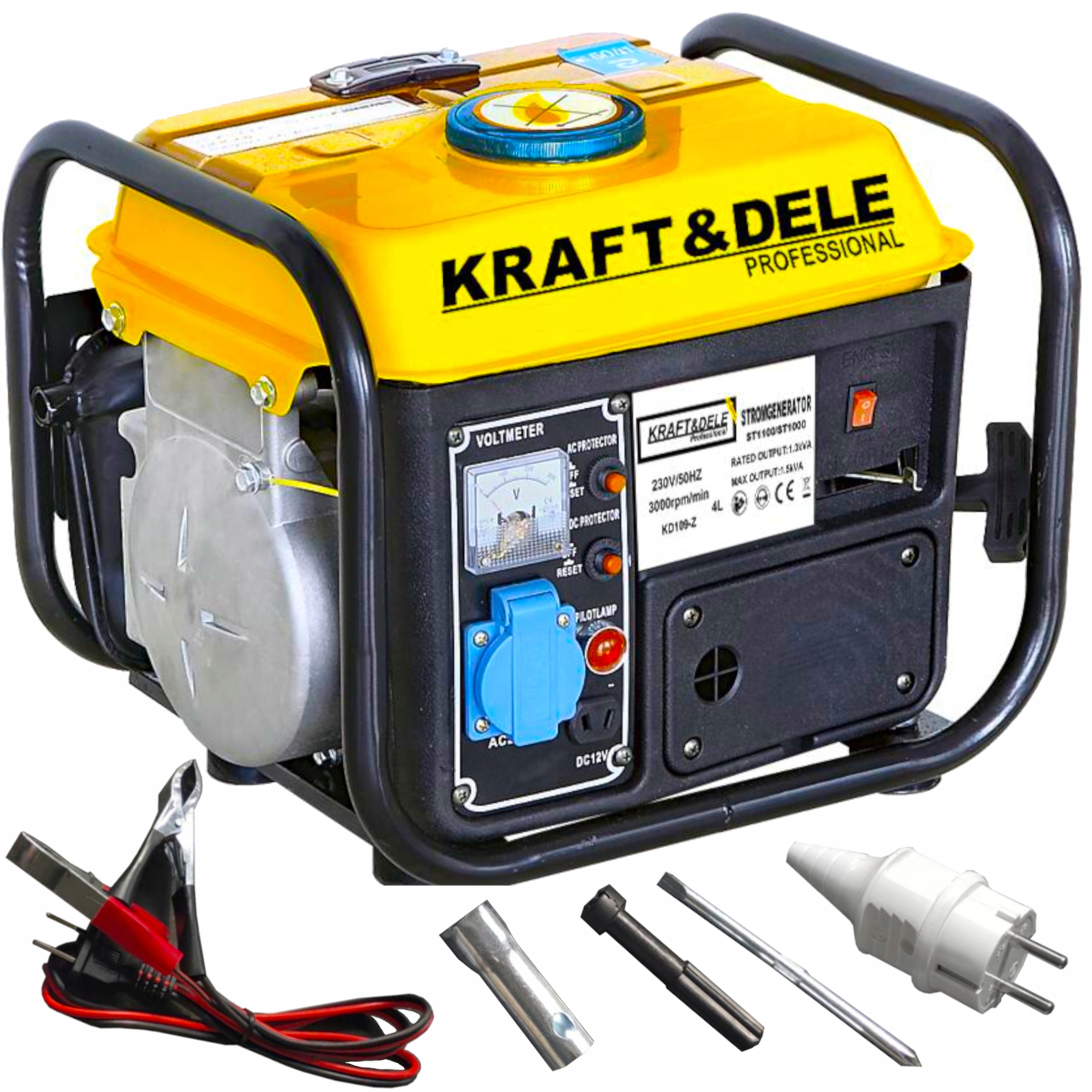

Agregat Prądotwórczy Generator Prądu 1500W 2KM