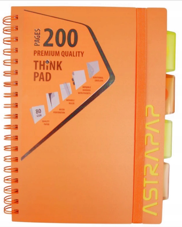 Kołozeszyt ASTRAPAP NEON LINE A5 - mix kol 2998