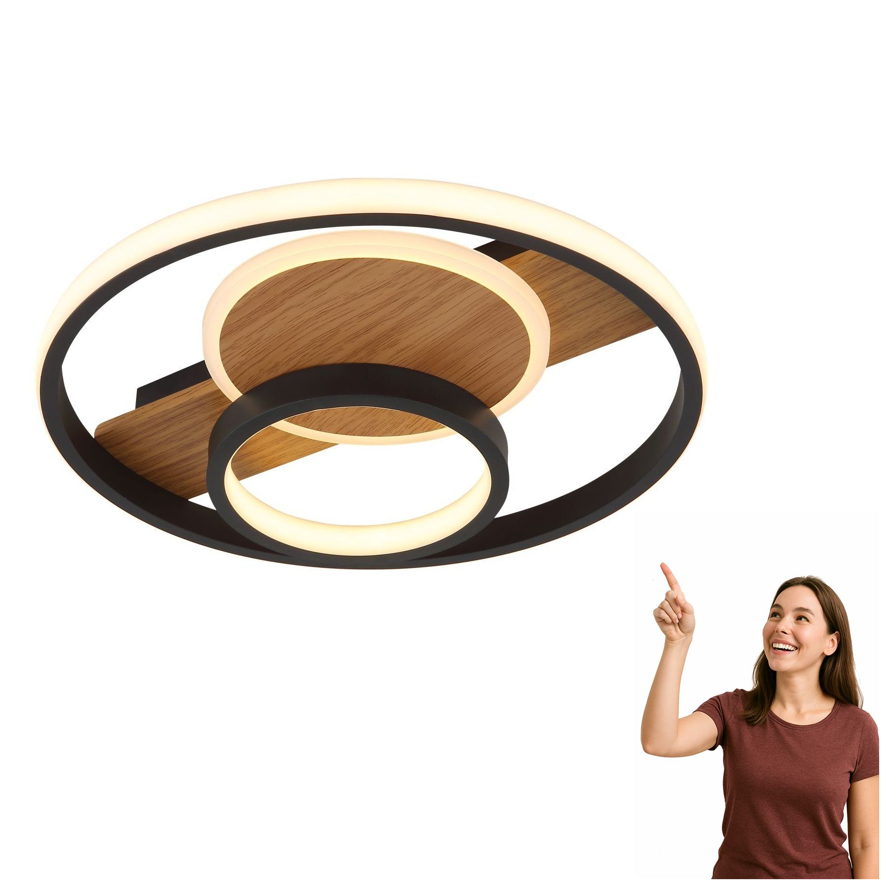 Led stropná lampa 24W Pikara 67322-24 Globo