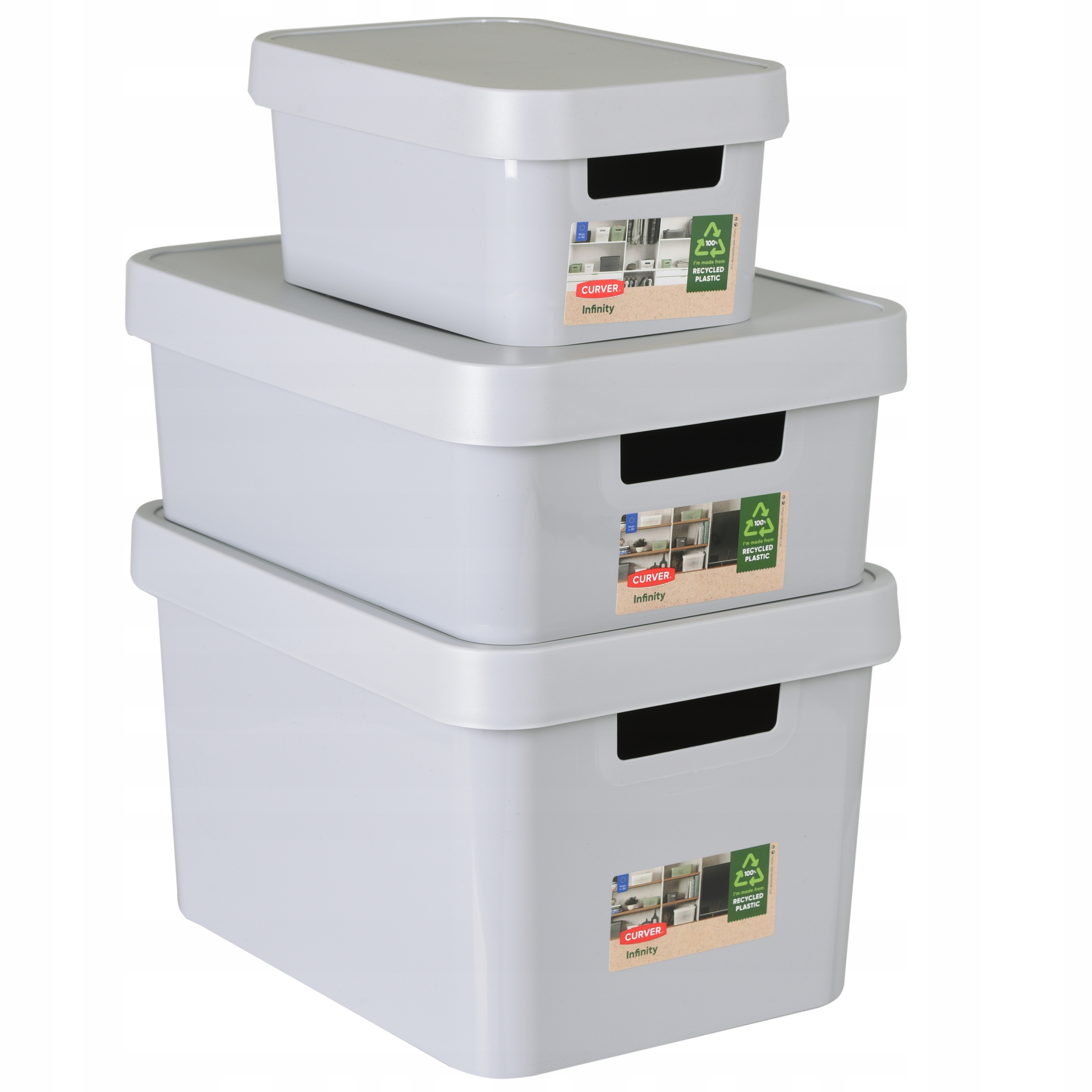 

Zestaw Pojemników do przechowywania pokrywa Curver