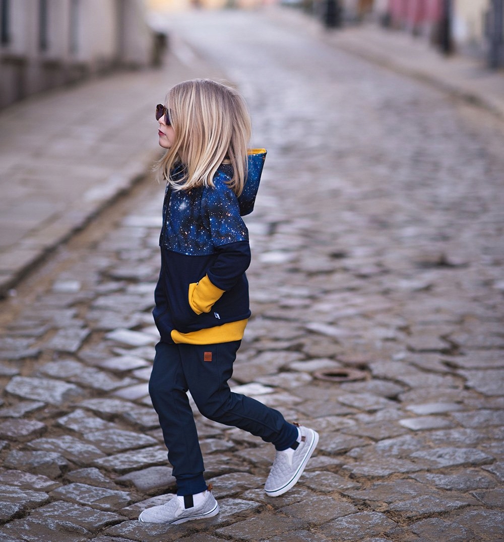 TuSzyte | Granatowe spodnie softshell, PL R.98 Zapięcie brak