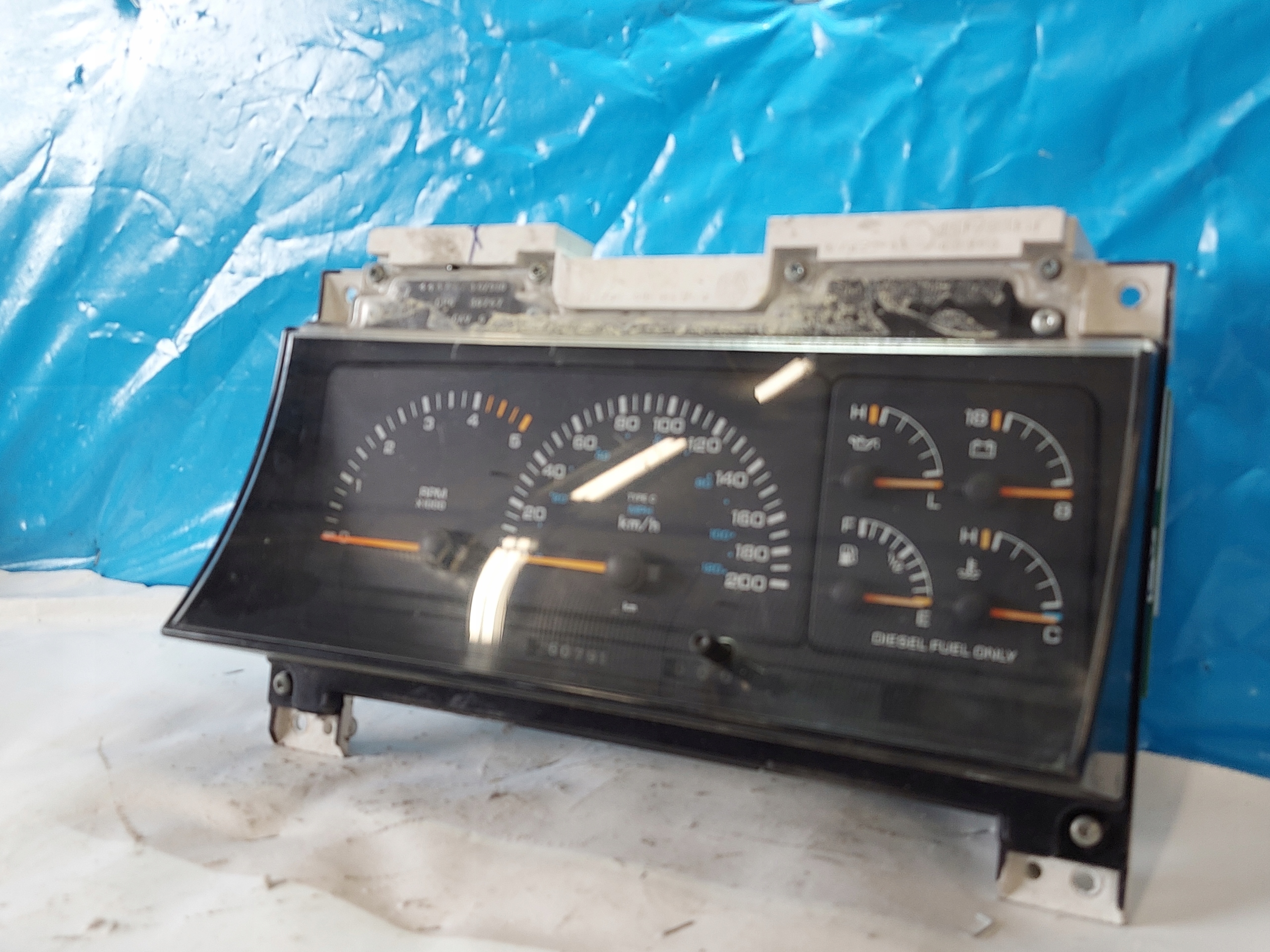 dials clock CHRYSLER VOYAGER II 2.5 TD 437782
