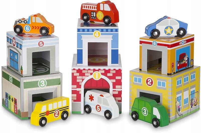 

Wieża z Garaży Autka samochody Melissa and Doug 3+