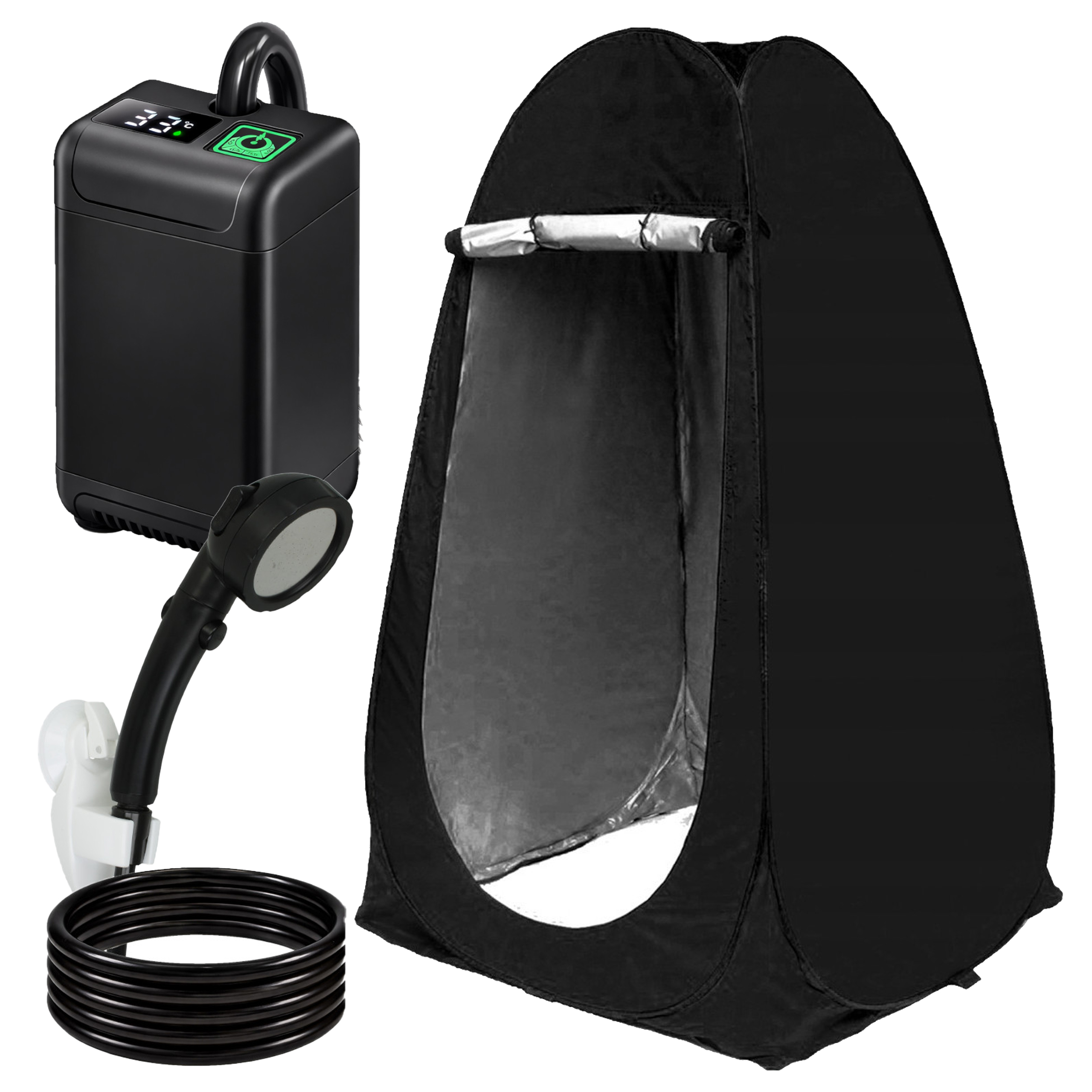 Stan Převlékač Sprchový Kout Elektrický Turistický Přenosný