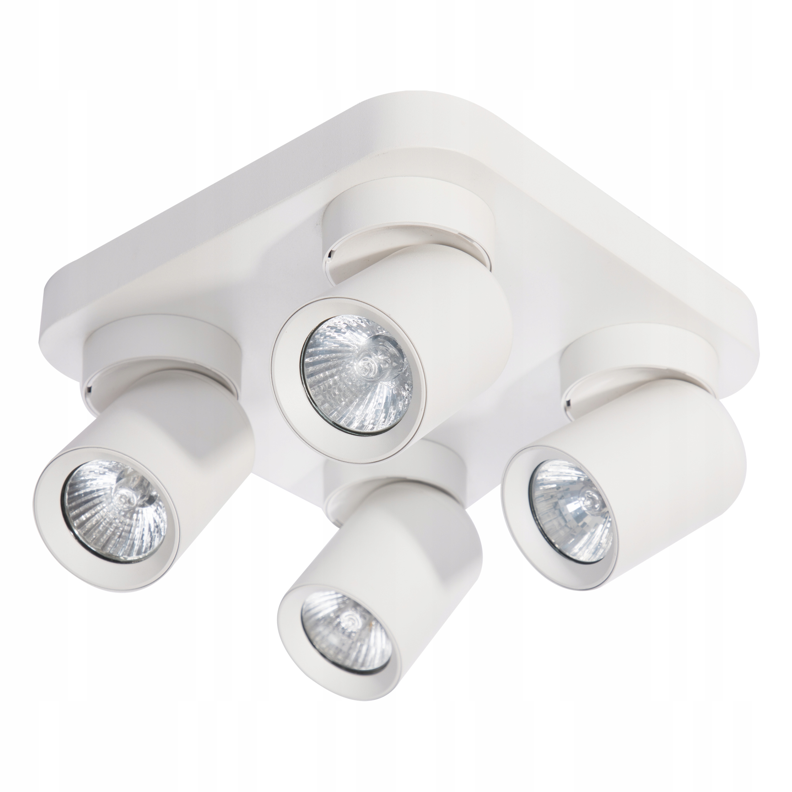 Stropní čtvercový reflektor Adviti bílý