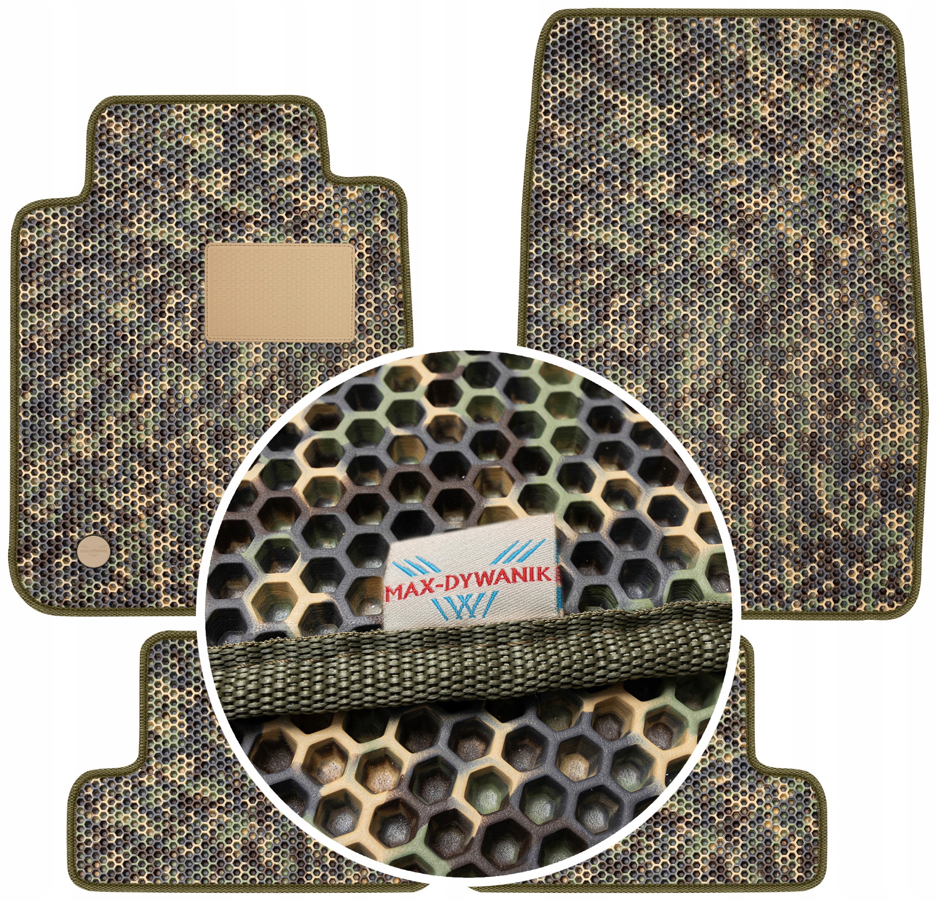 Ford Mustang VI 2015 Gumové rohože do auta Eva Moro