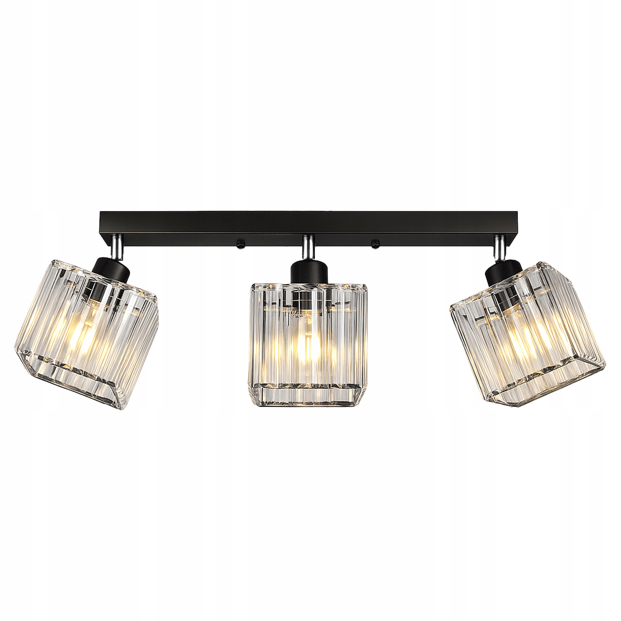 stropní svítidlo Led 3xE27 křišťálová stínidla Styl glamour moderní loft