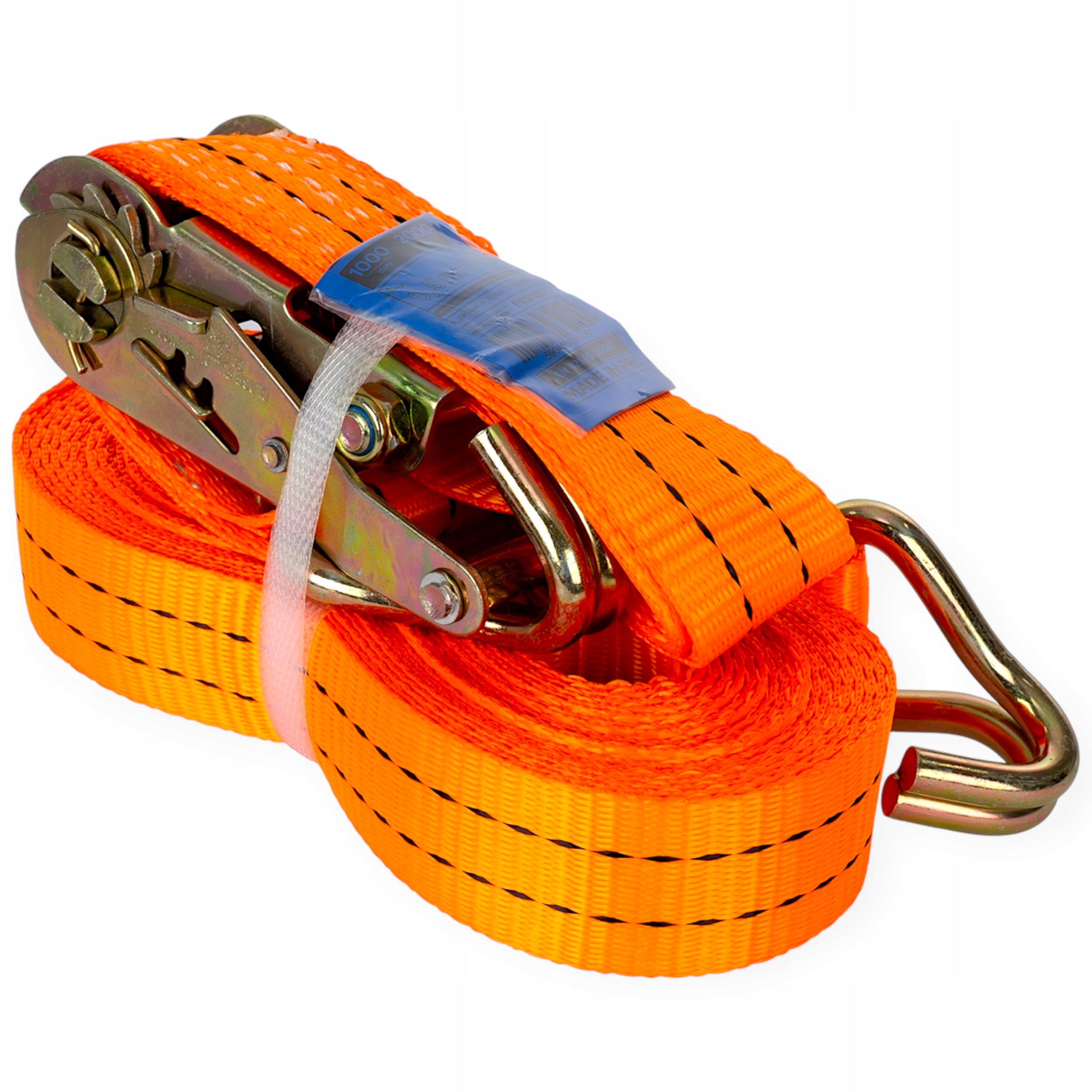 Pas transportowy mocujący z napinaczem 8M/35mm/2T pas mocujący ładunek